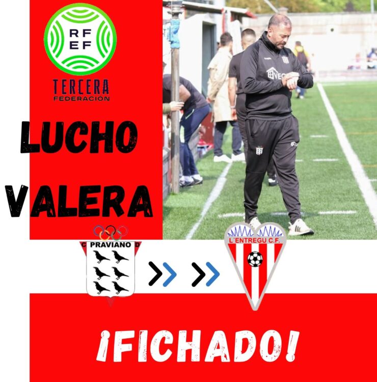 Lucho Valero - Nuevo entrenador de L'Entregu CF - El Entrego