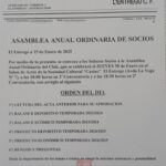 Asamblea anual ordinaria de socios del C.F. El Entrego